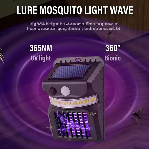 Solar Mata Mosquitos Led Sensor Inteligente's photo #2